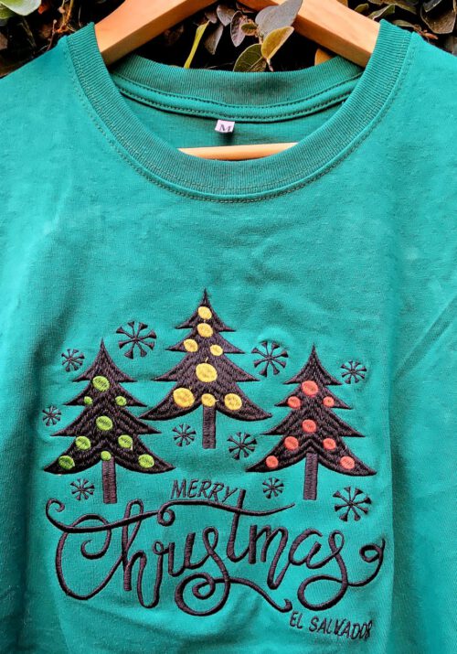 CAMISETA NAVIDEÑA EL SALVADOR