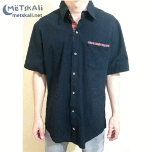 Camisa con Tejido Artesanal