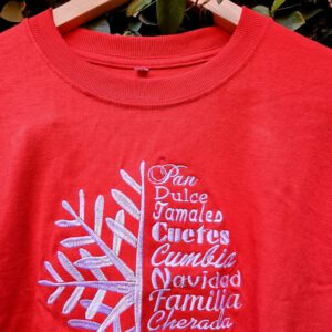 CAMISETA NAVIDEÑA COPO DE NIEVE